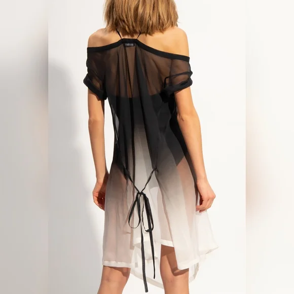 Ann Demeulemeester Transparent Silk Dress Ann Demeulemeester Transparent Silk Dress